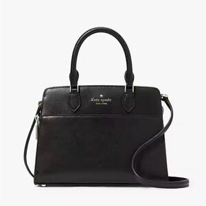 NWT Kate Spade ♠️ Madison Small Satchel Black Leather Handbag